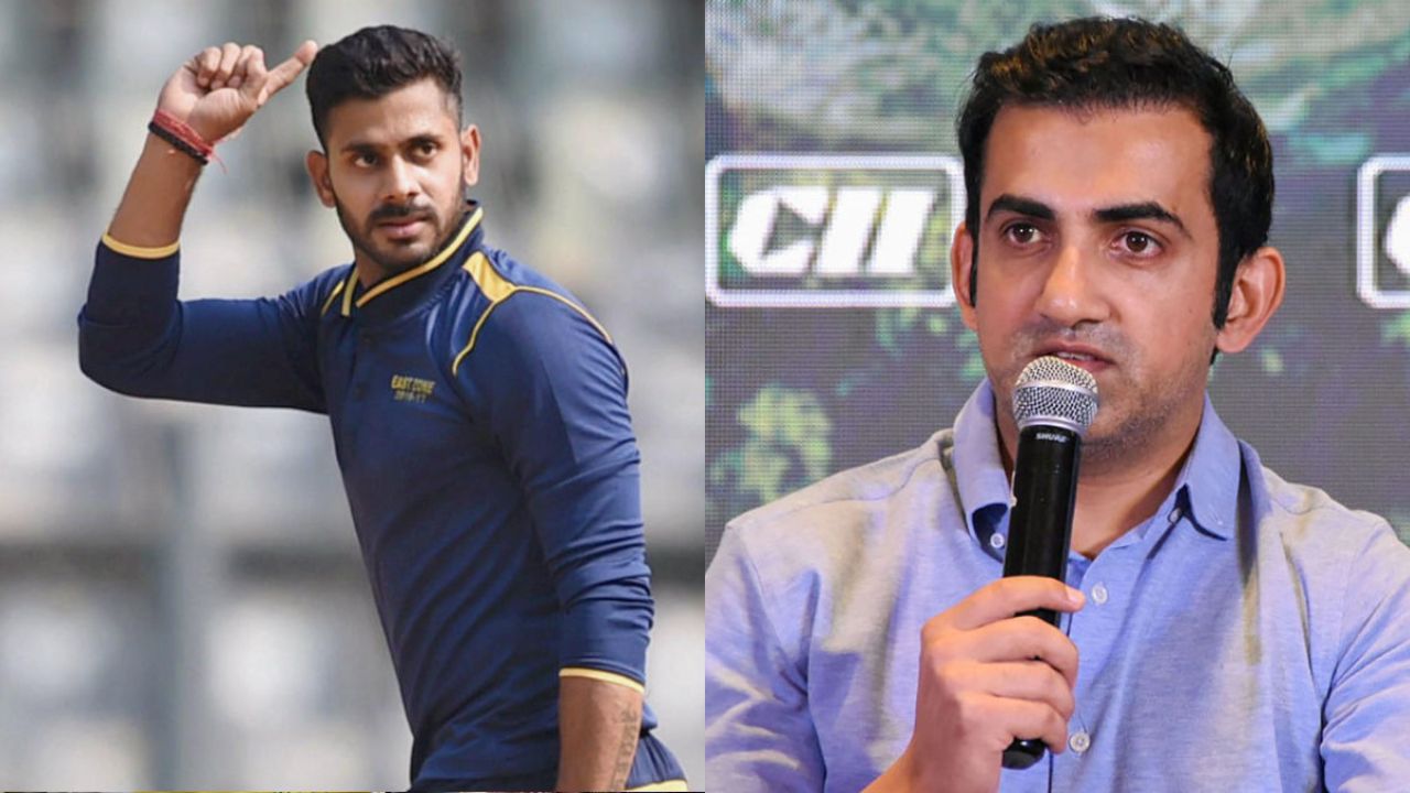 Manoj Tiwary Gautam Gambhir controversy