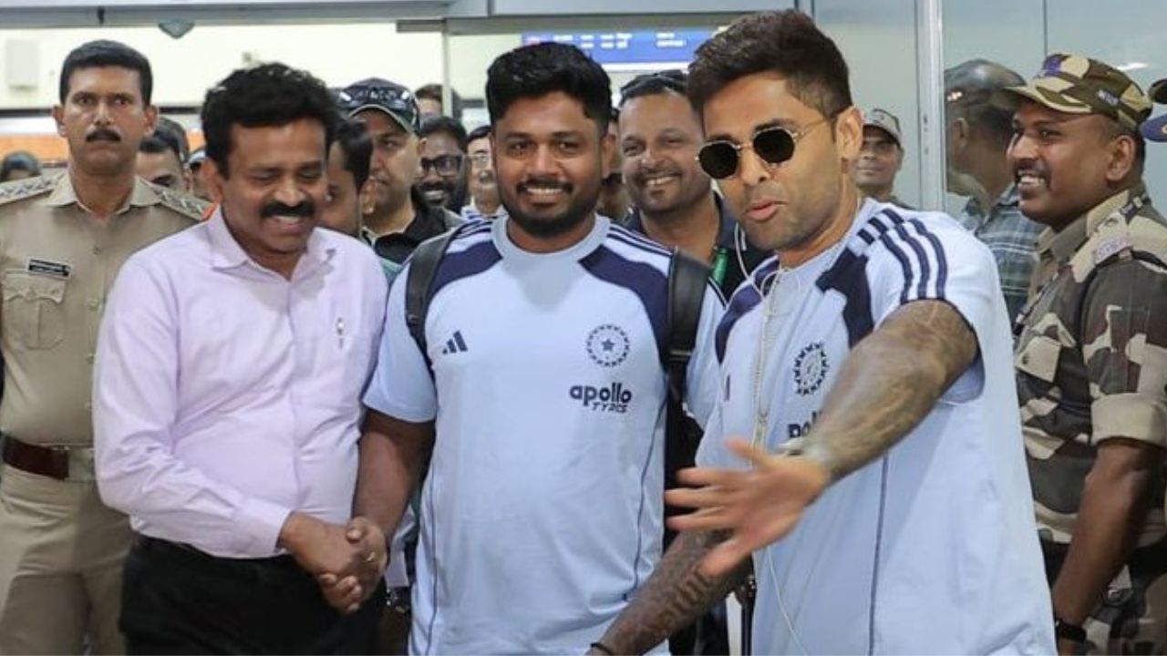 Sanju Samson airport video Surya Kumar Yadav