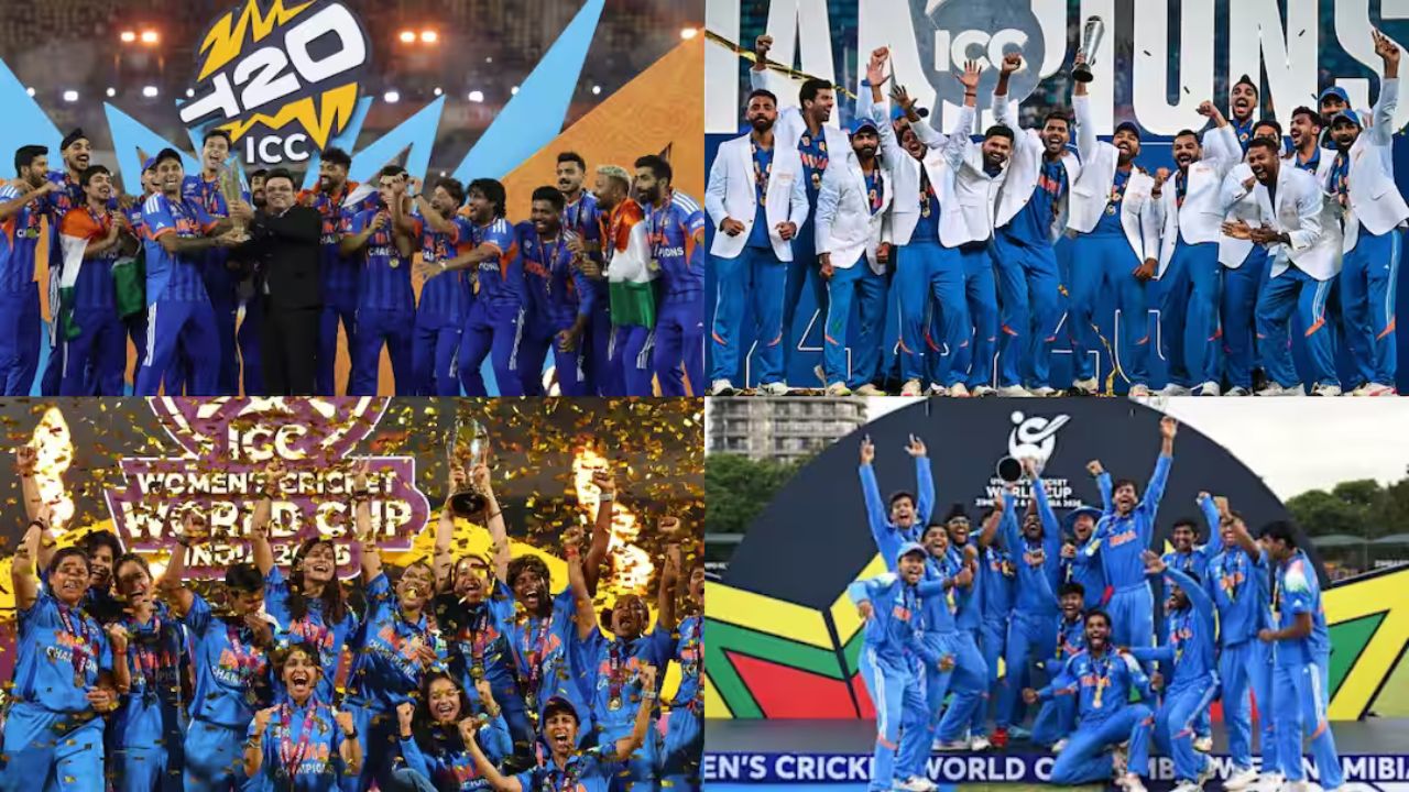 India Six ICC Trophies in Two Years