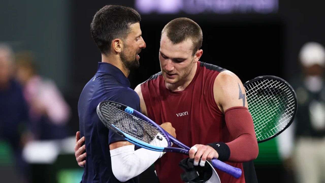 Jack Draper Beats Novak Djokovic Indian Wells