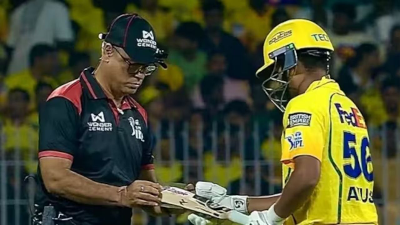 IPL 2026 Umpire Bat Gauge Controversy