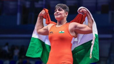 Kajal Wrestling Gold Medal